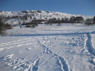 Curbar Edge in winter!